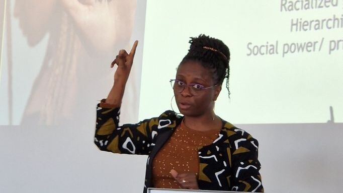 Diversity trainer Nicole Amoussou